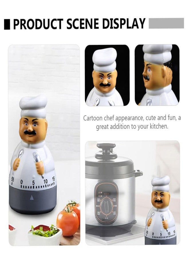 piercing Chef Kitchen Timer, Pomodoro Timer, Timer Clock for Study Hen-Shaped Mechanical 60-Min No-Battery Kitchen Timer Gift - Image 2